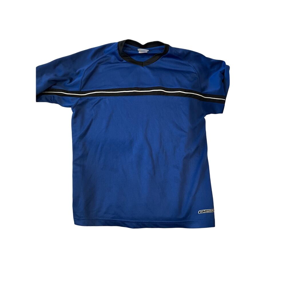 Reebok Blue Sweat Wicking T-Shirt Mens XL